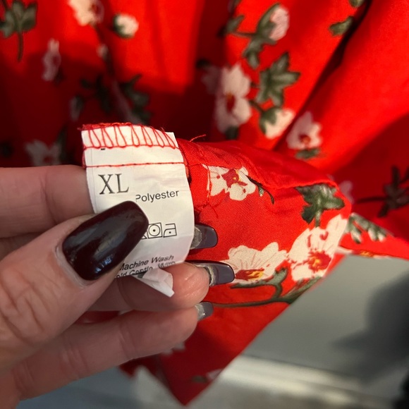 Shein Off the Shoulder Floral Dress - Picture 3 of 5